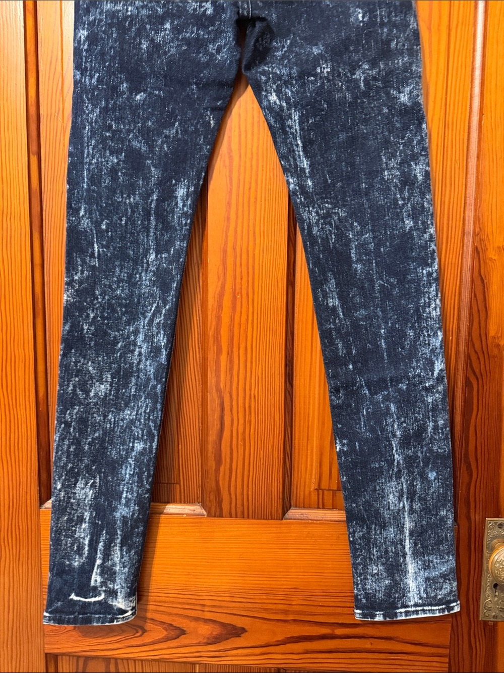 New Rag and Bone Acid Wash Skinny Jeans - Size 26 - Grunge Edgy Premium Denim - Picture 8 of 15